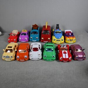 Noddy Toy Cars Lot of 12 Cartoon Vehicles Techtron Preschool Toys